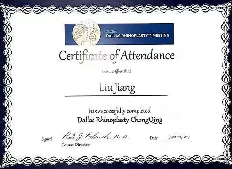 Certificate of Attendance