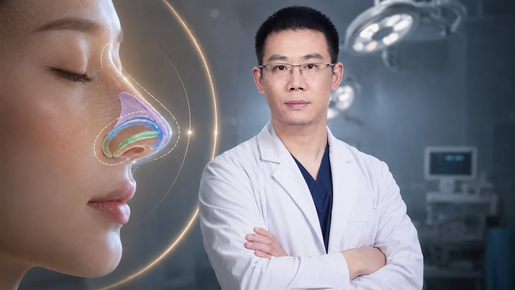 刘江医生的背书资质：高难度鼻修复与豆芽支架专家